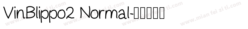 VinBlippo2 Normal字体转换